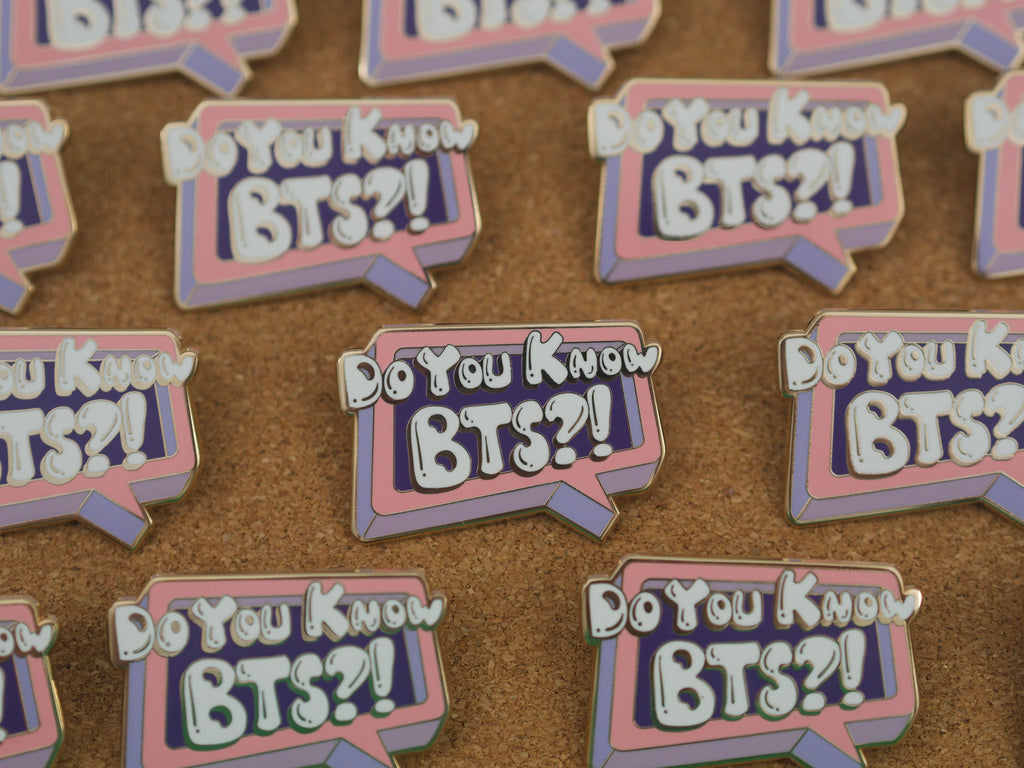 "Do You Know BTS?!" Enamel Pin