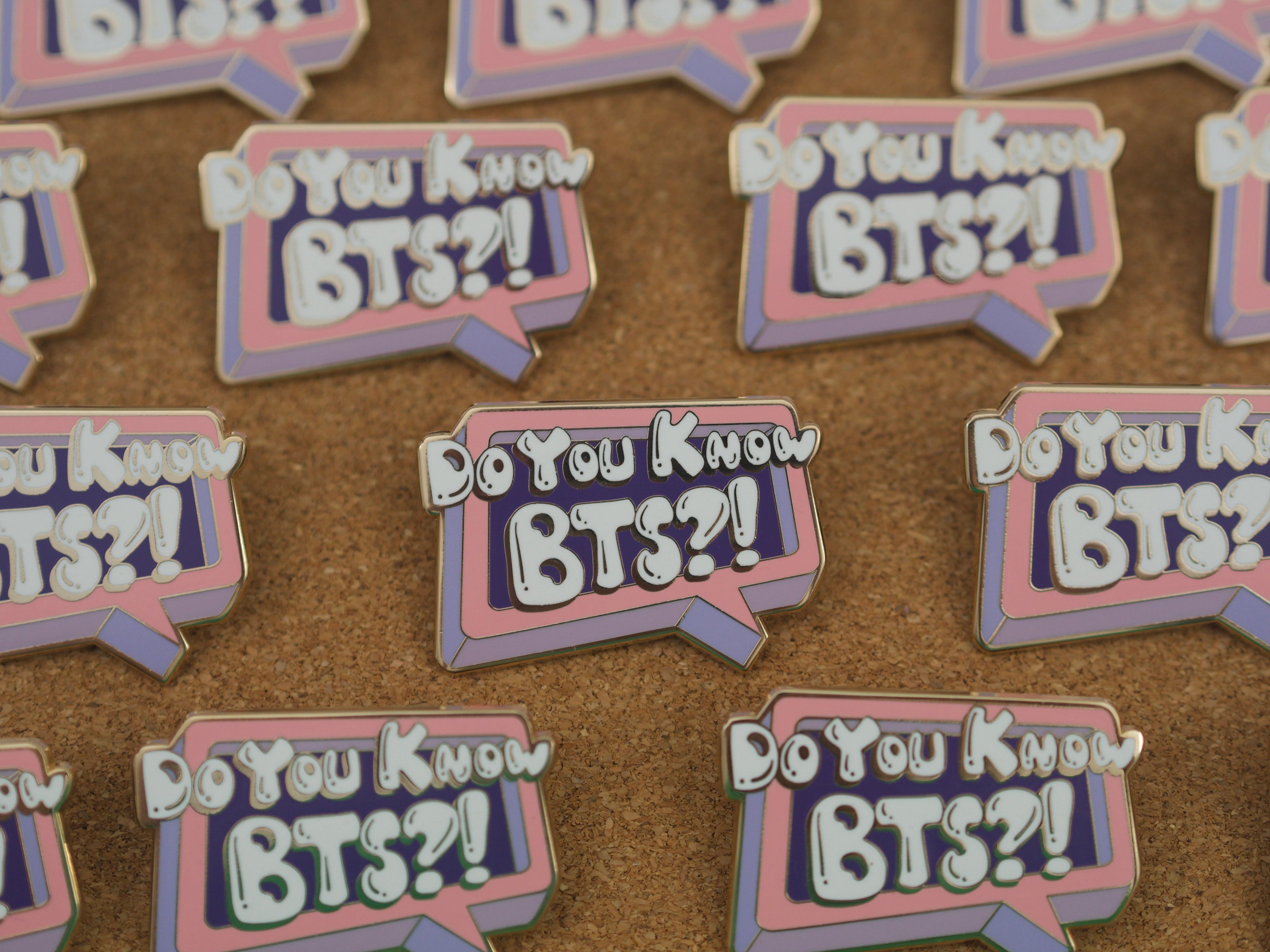 "Do You Know BTS?!" Enamel Pin