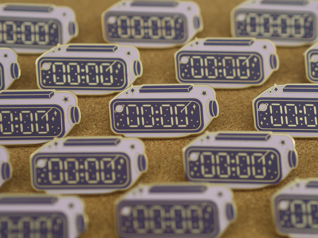 "Zero O'clock" Enamel Pin